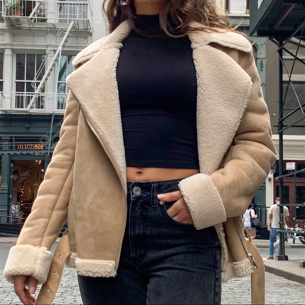 Garage Serpa Lined Aviator Jacket